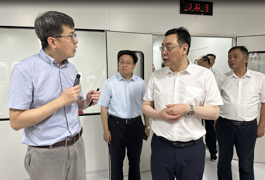 接待泰州市市委書記一行現場督查活動